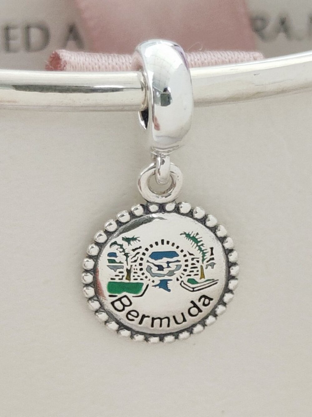 Pandora Exclusive Bermuda Dangle Charm Bracelet Pendant S925 Silver with box